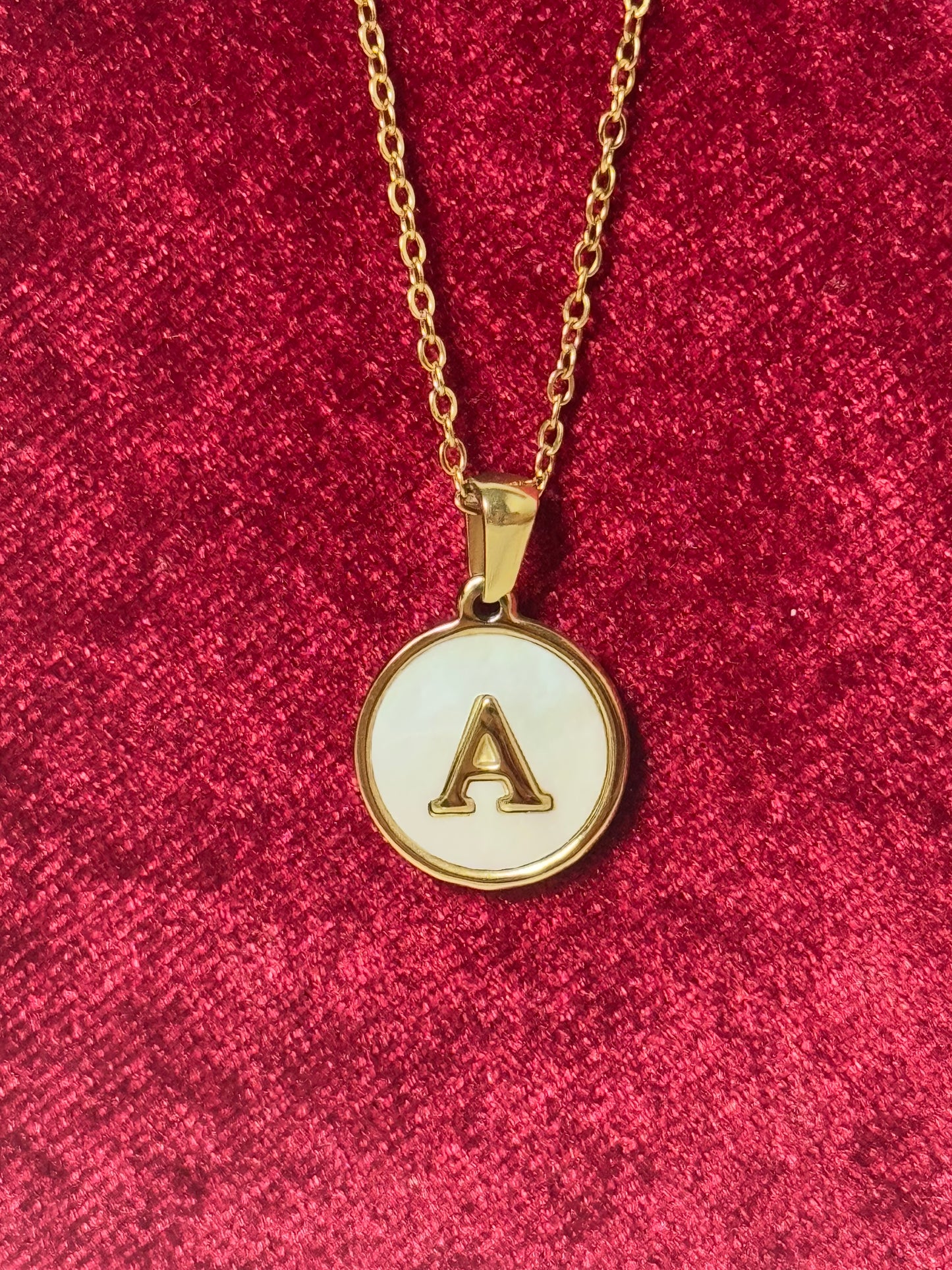 Letter necklace